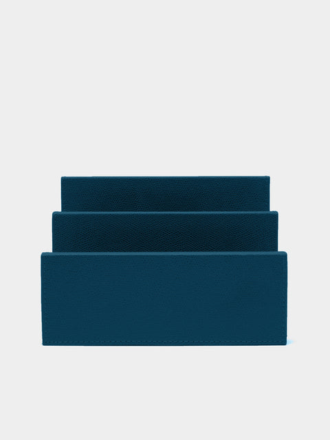 Giobagnara - Arthur Leather Letter Holder - Blue - ABASK - 
