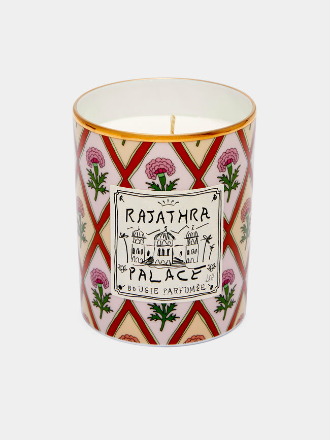 Ginori 1735 - Profumi Luchino Rajathra Palace Porcelain Candle - Pink - ABASK - 