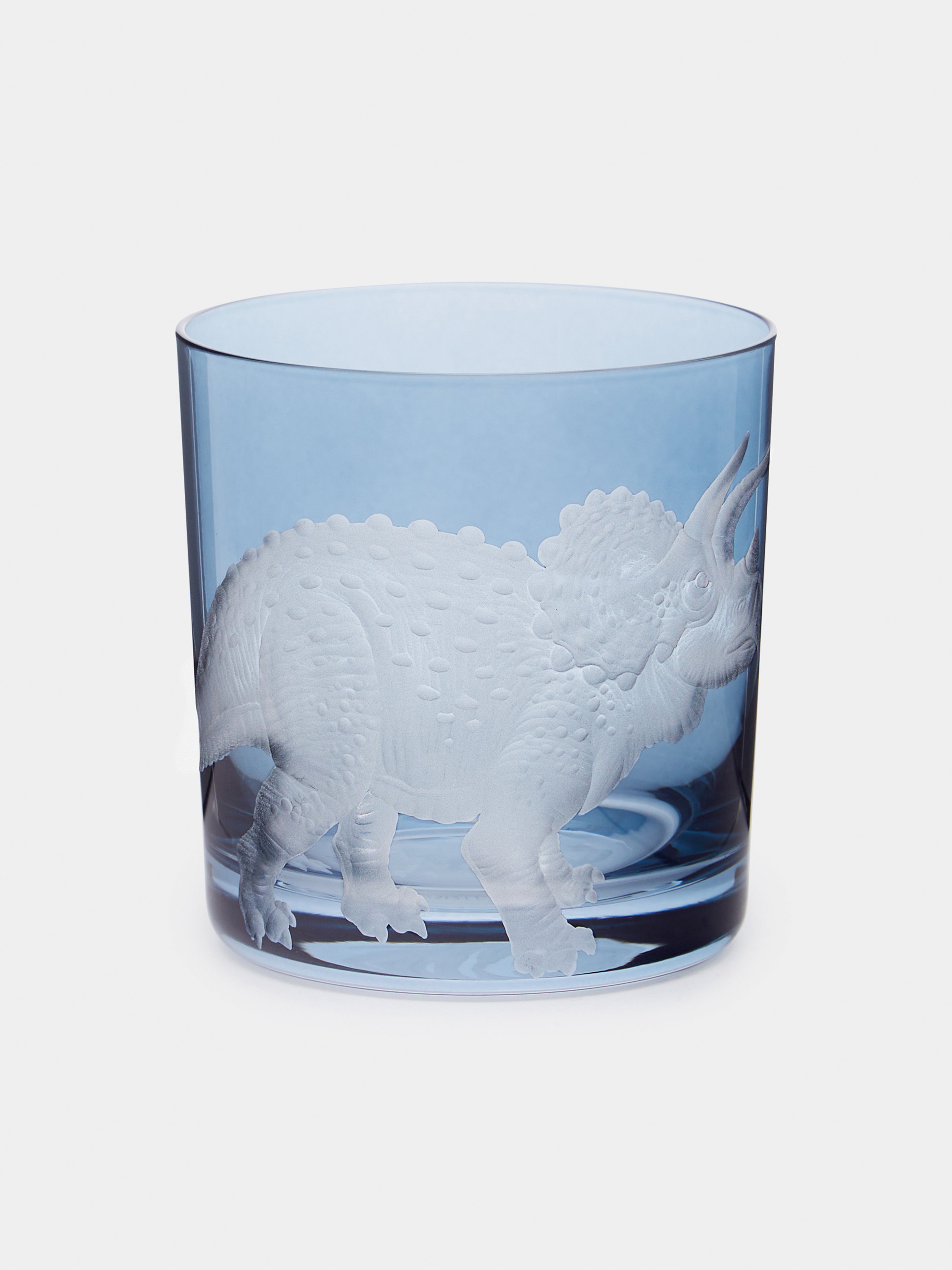 Dinosaur Hand-Engraved Crystal Tumbler (9oz/260ml)
