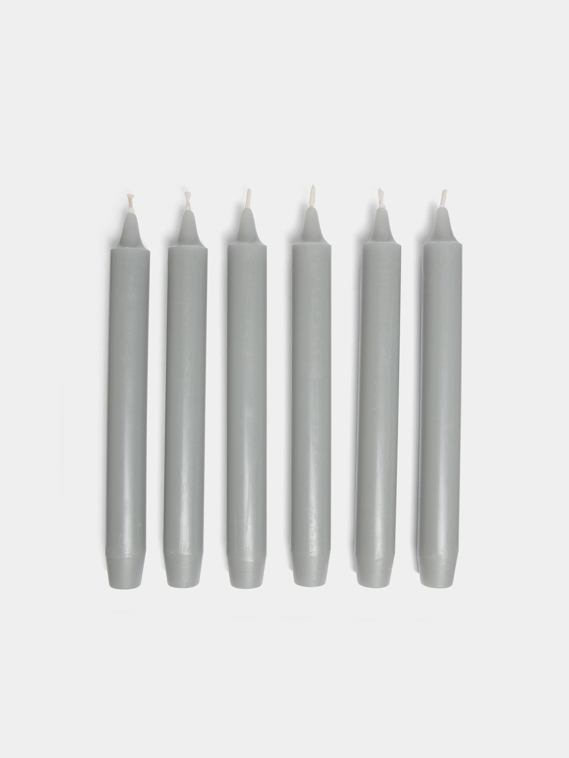 Trudon - Tapered Candles (Set of 6) - Grey - ABASK - 