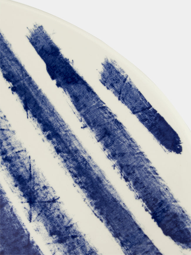 1882 Ltd. - Indigo Rain Serving Platter - Blue - ABASK