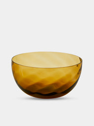 NasonMoretti - Idra Hand-Blown Murano Glass Bowl - Brown - ABASK - 
