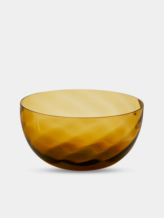 NasonMoretti - Idra Hand-Blown Murano Glass Bowl - Brown - ABASK - 