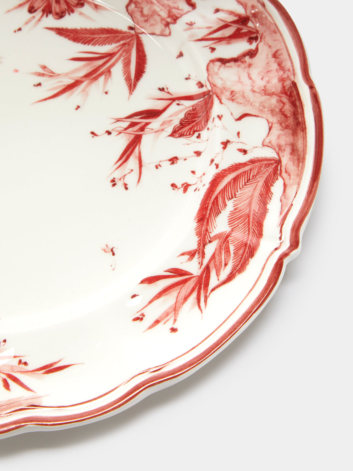 Laboratorio Paravicini - Rocaille Dessert Plates (Set of 4) - Red - ABASK