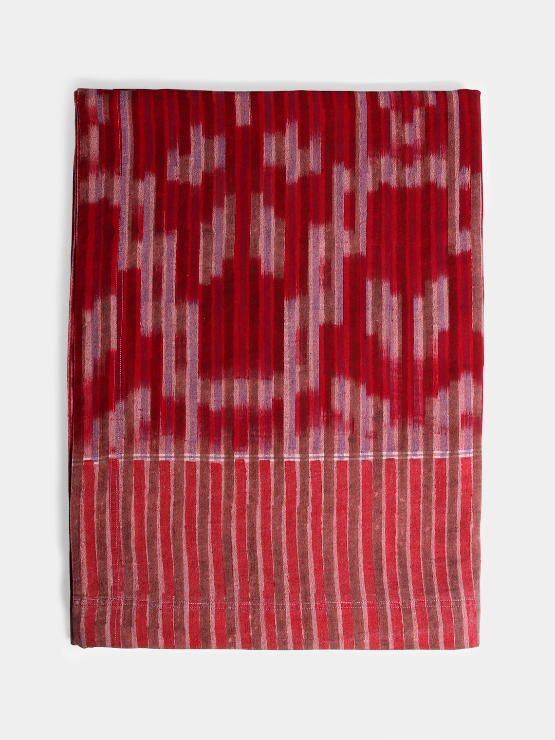 Gregory Parkinson - Lavender Rose Rain Block-Printed Cotton Tablecloth - Multiple - ABASK - 