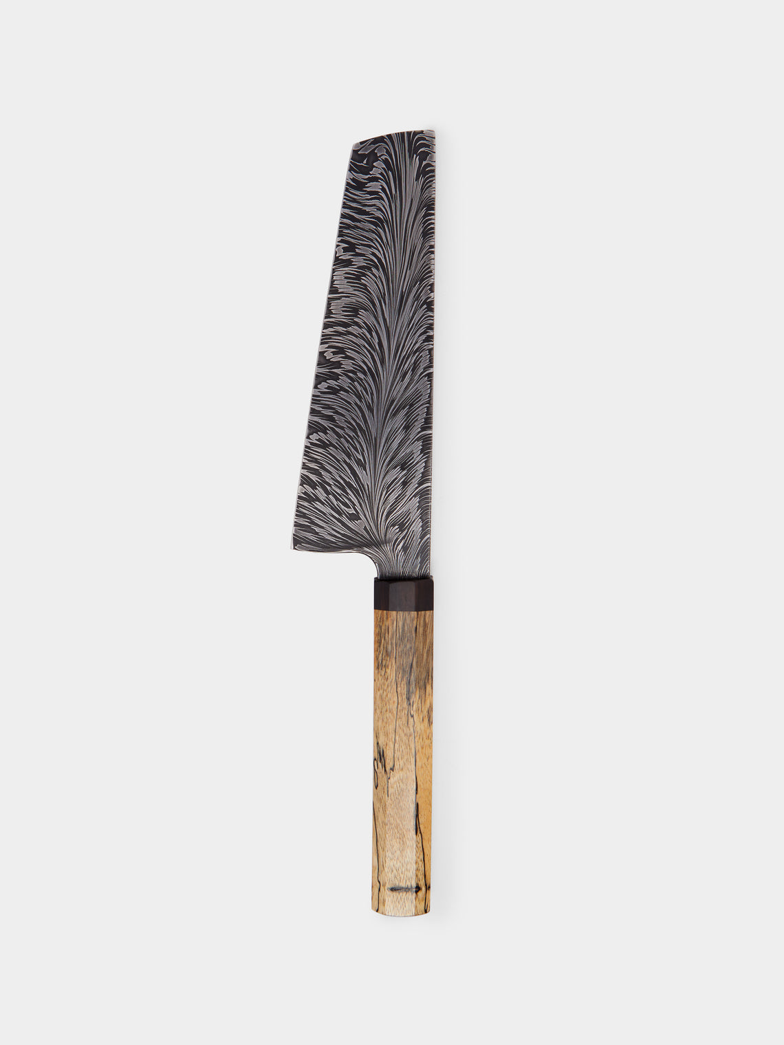 Bodman Blades - Spalted Tamarind and Damascus Steel Nakiri Knife -  - ABASK - 