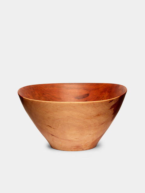 Antonis Cardew - Hand-Turned Pear Wood Medium Bowl - Brown - ABASK - 