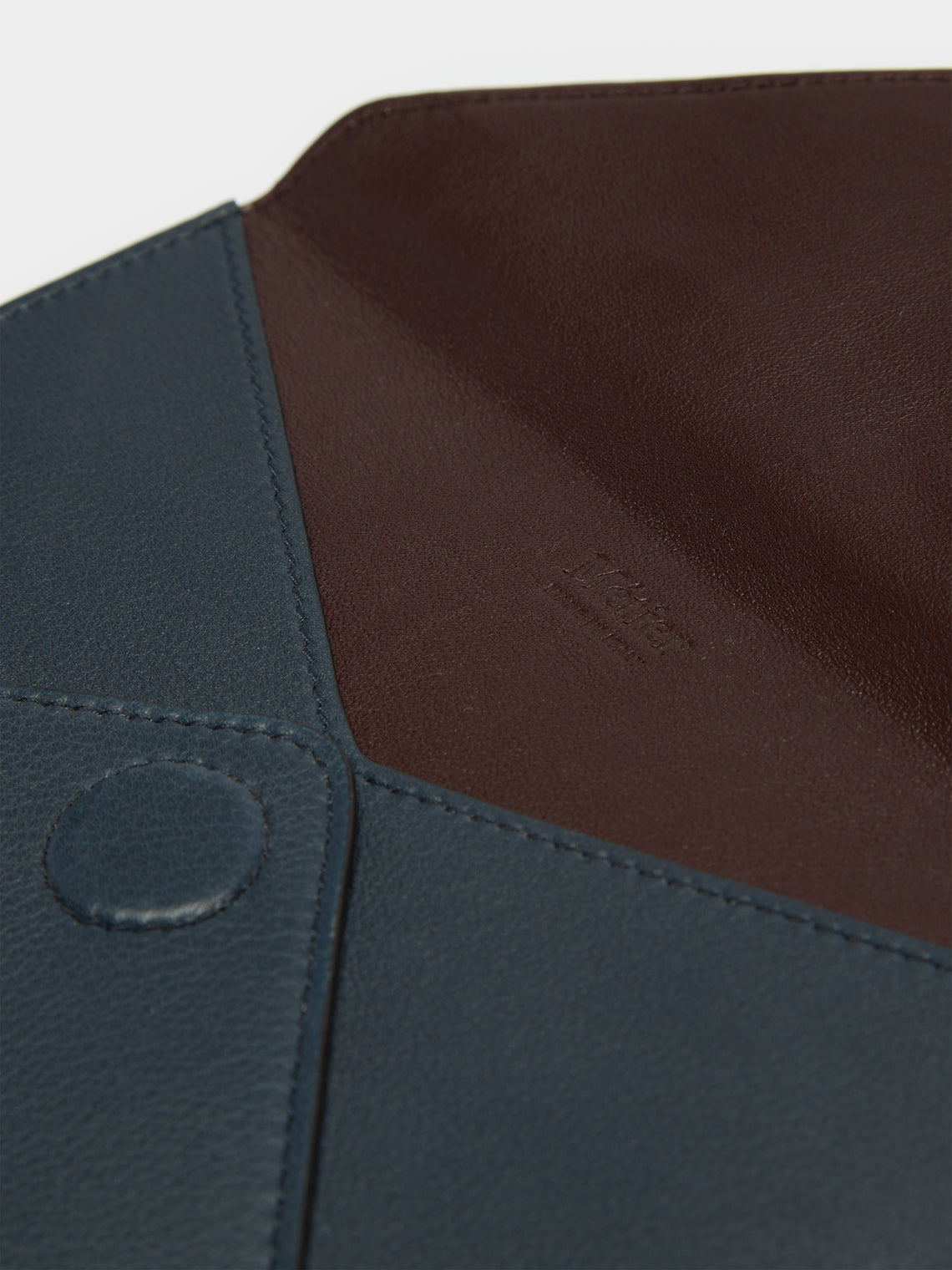 Métier - Leather Envelope - Blue - ABASK