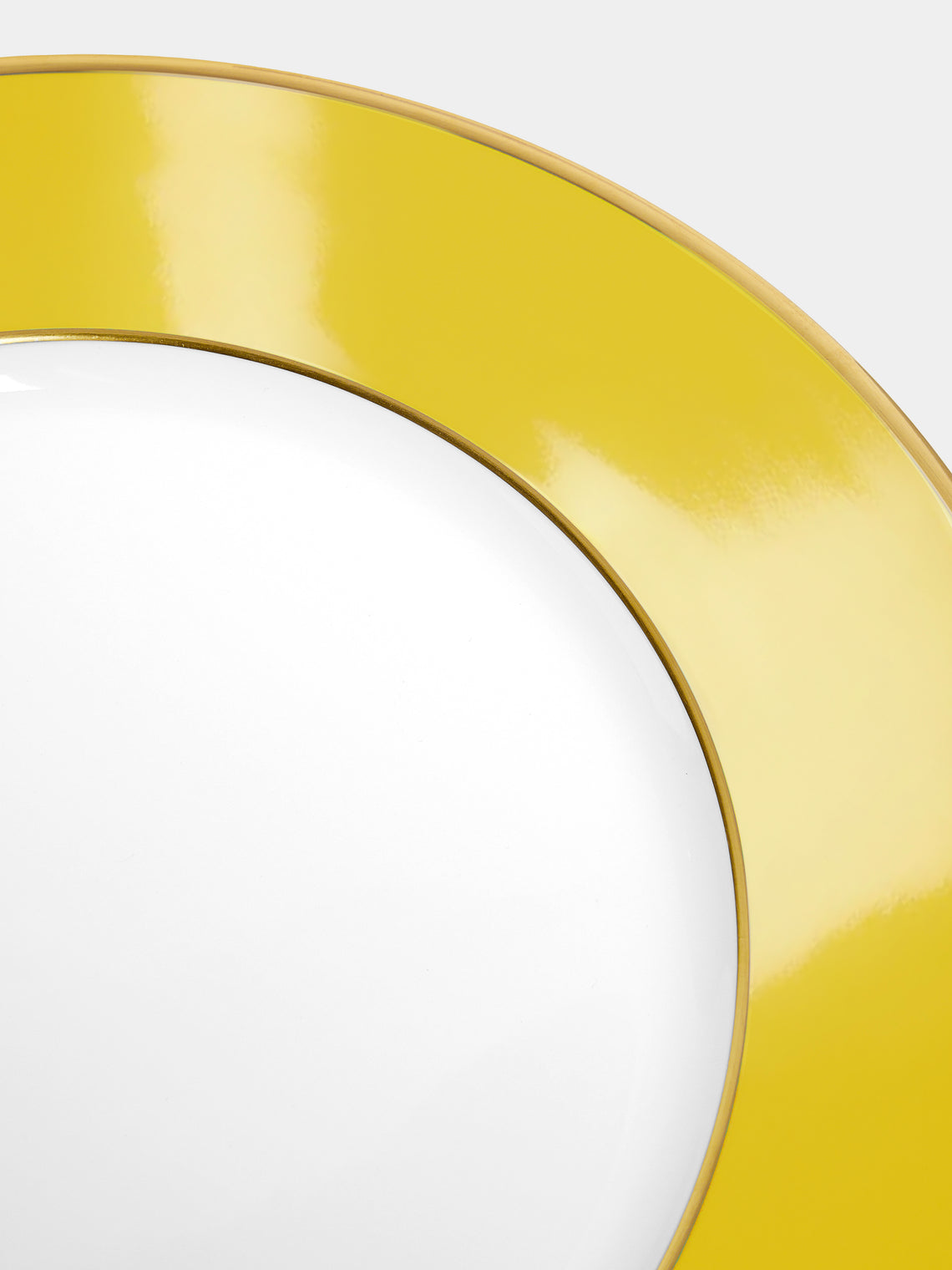 Augarten - Hand-Painted Porcelain Charger Plate - Yellow - ABASK