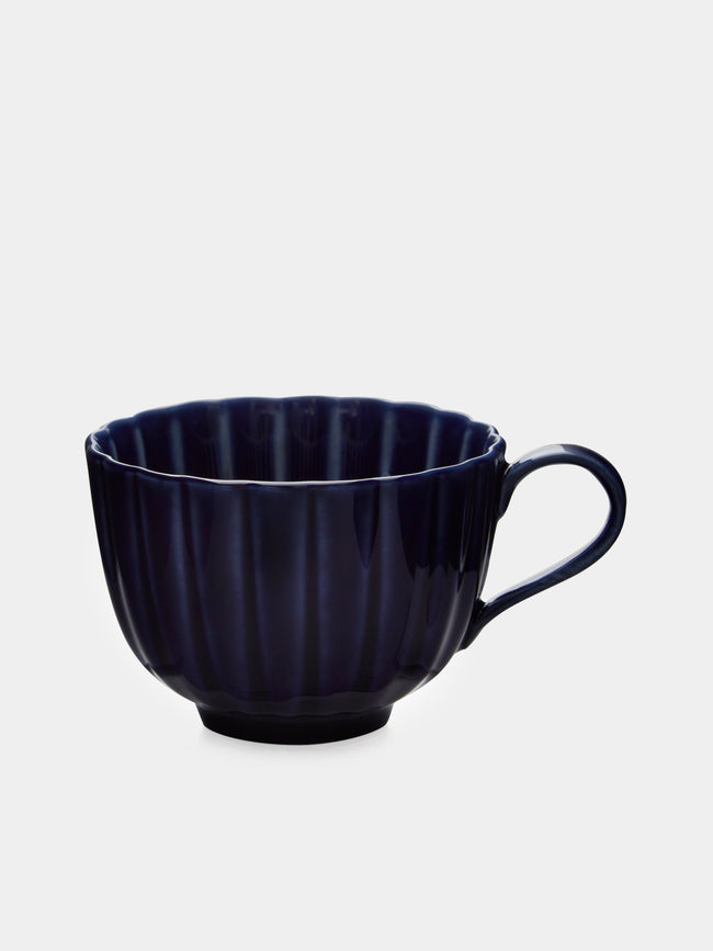 Kaneko Kohyo - Giyaman Urushi Ceramic Coffee Cups (Set of 4) - Blue - ABASK - 