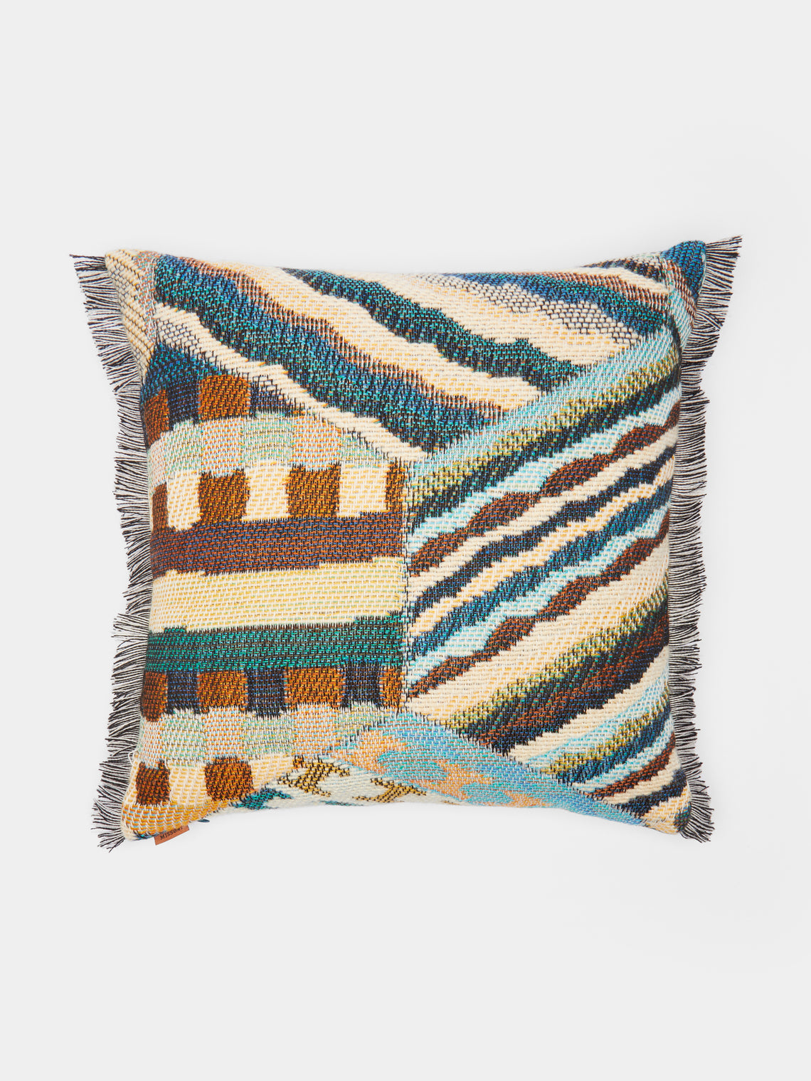 Missoni Home - Becky Wool-Blend Cushion - Blue - ABASK - 