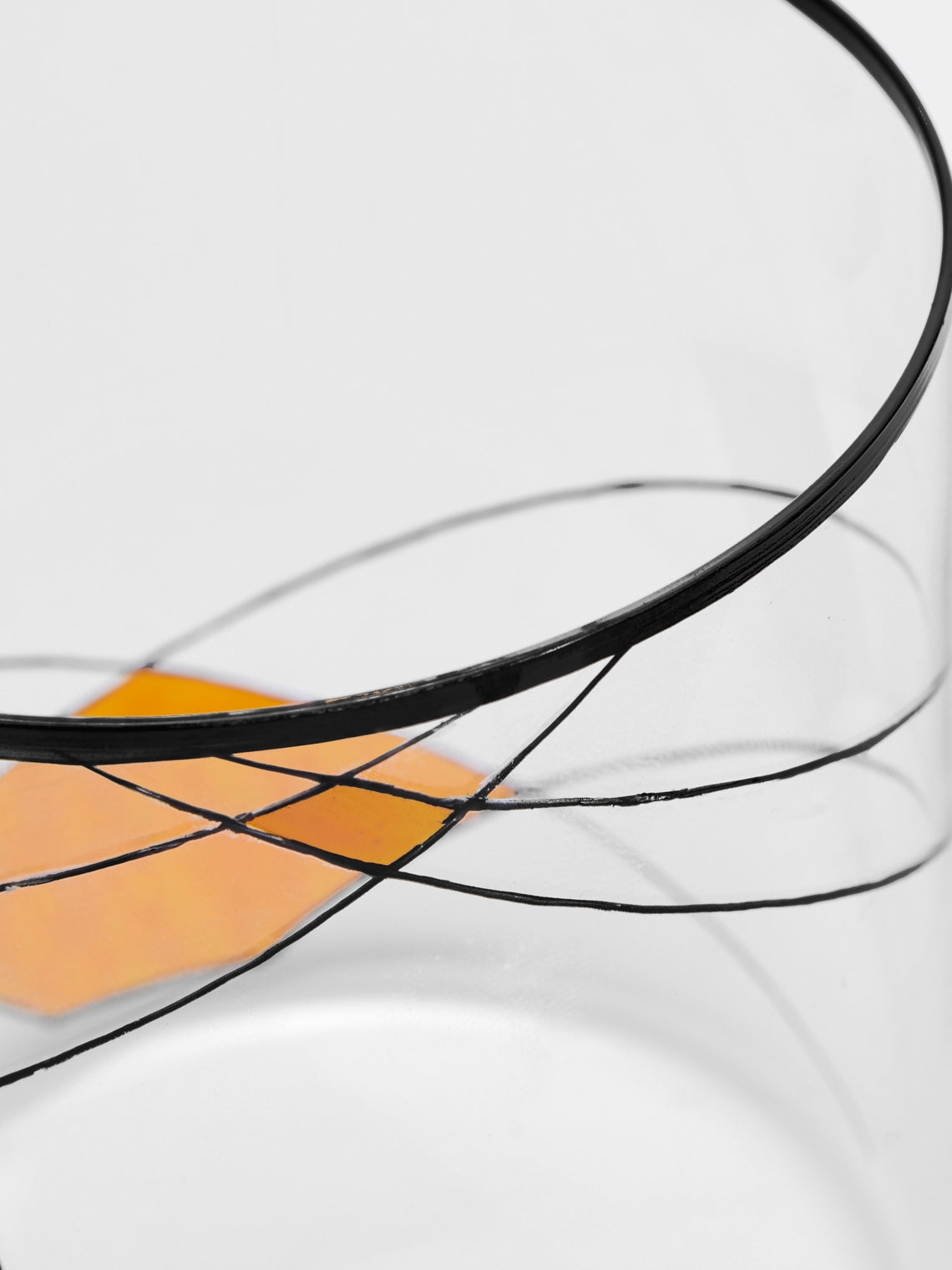 Lobmeyr - Neo Enamel Hand-Painted Crystal Tumbler - Orange - ABASK