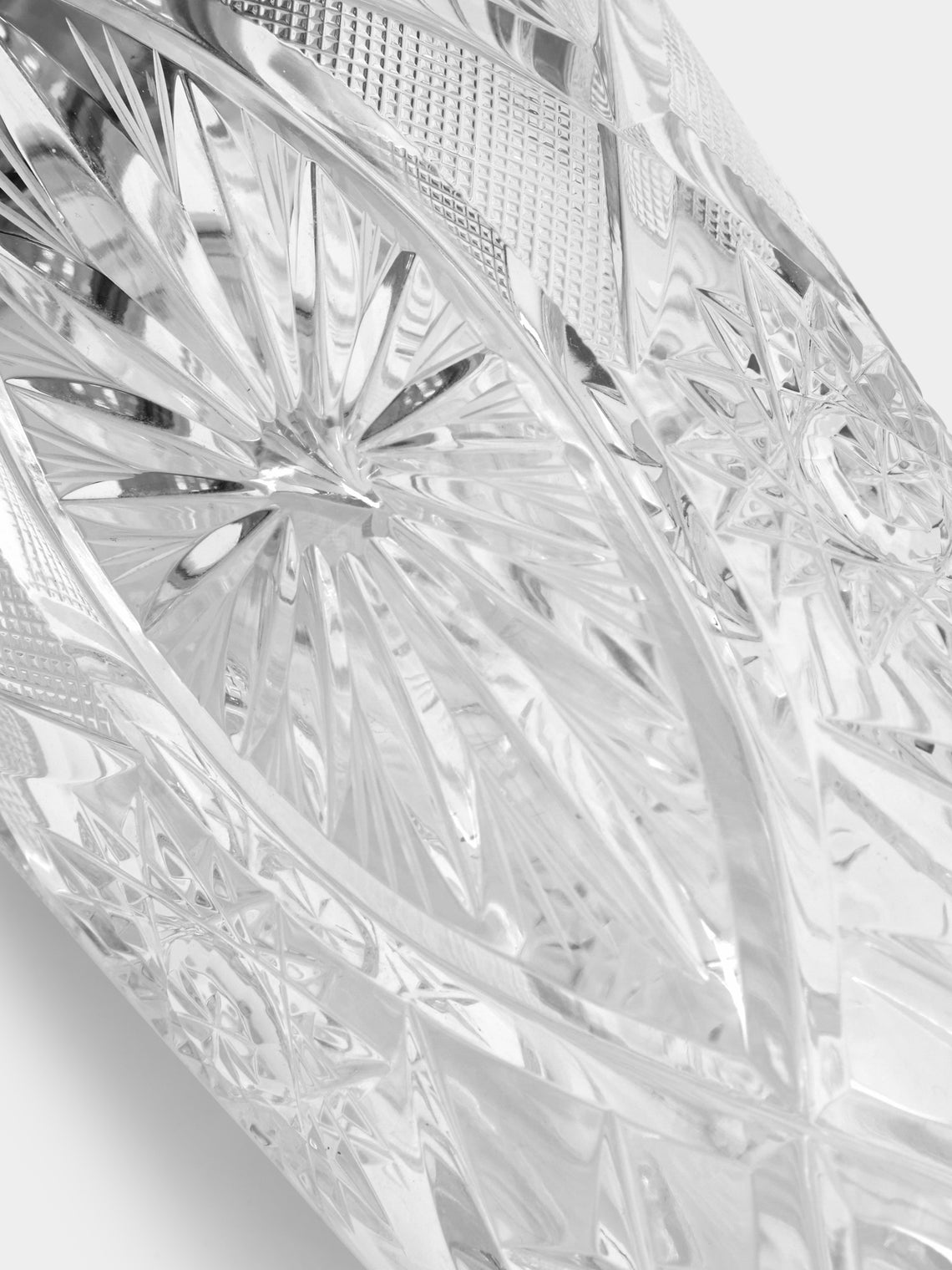 Antique and Vintage - 1960s Cut Crystal & Silver-Plated Cocktail Set -  - ABASK