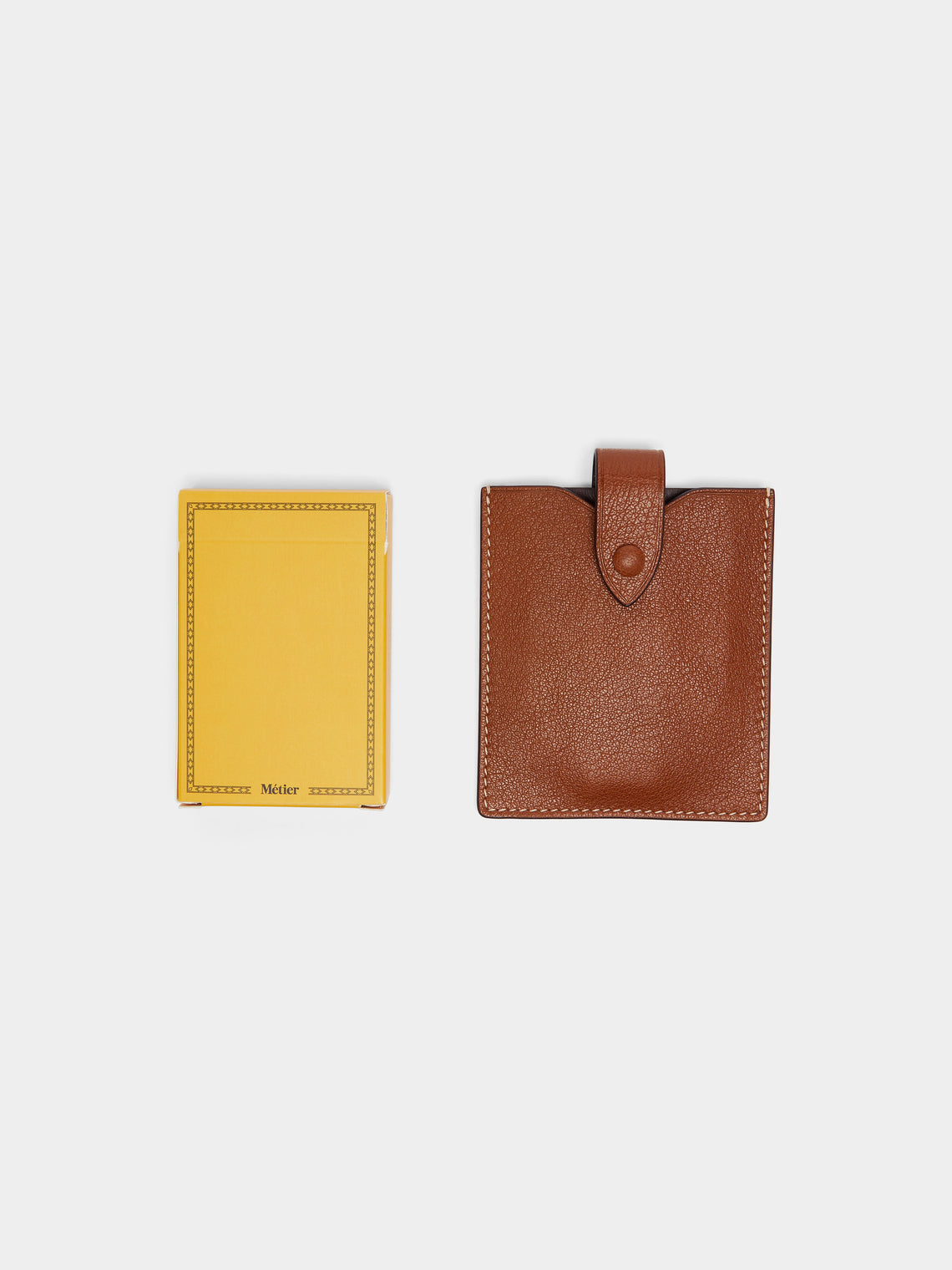 Leather Playing Cards Case