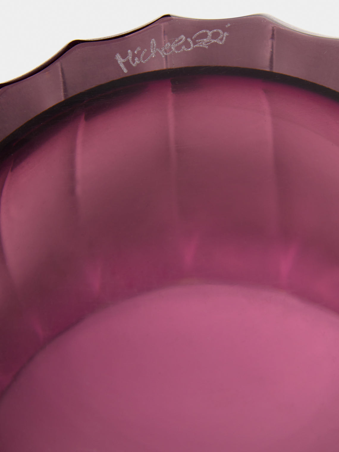 Micheluzzi Glass - Pozzo Ametista Hand-Blown Murano Glass Vase - Purple - ABASK
