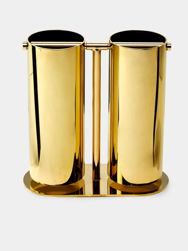 Carl Auböck - Brass Swing Double Vase - Gold - ABASK - 