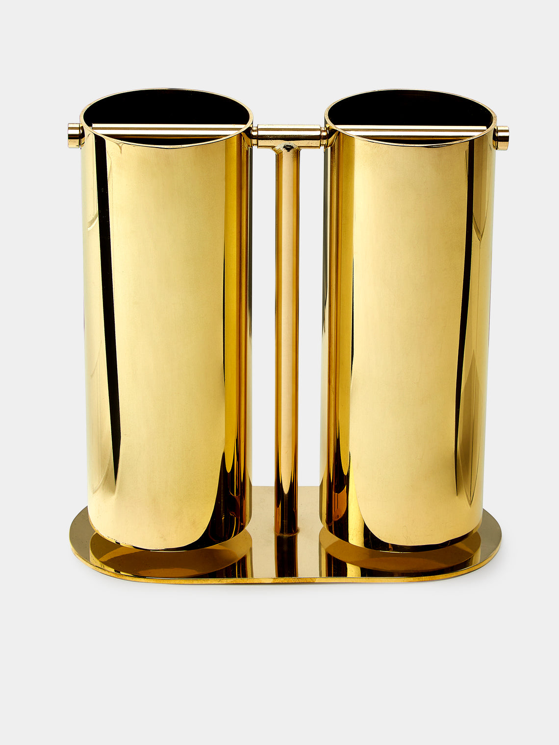 Carl Auböck - Brass Double Swinging Vase - Gold - ABASK - 
