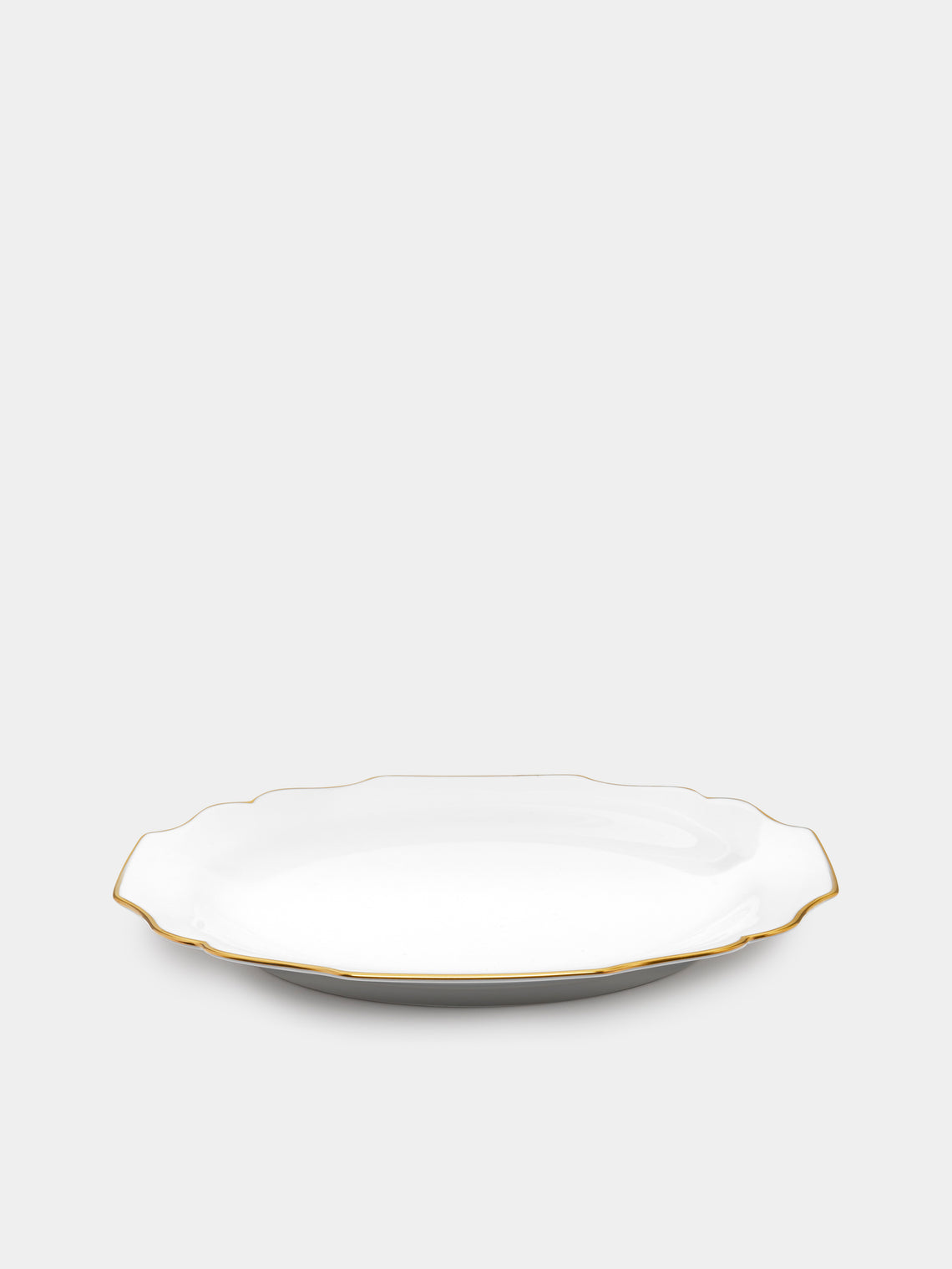 Augarten - Belvedere Hand-Painted Porcelain Salad Plate - White - ABASK