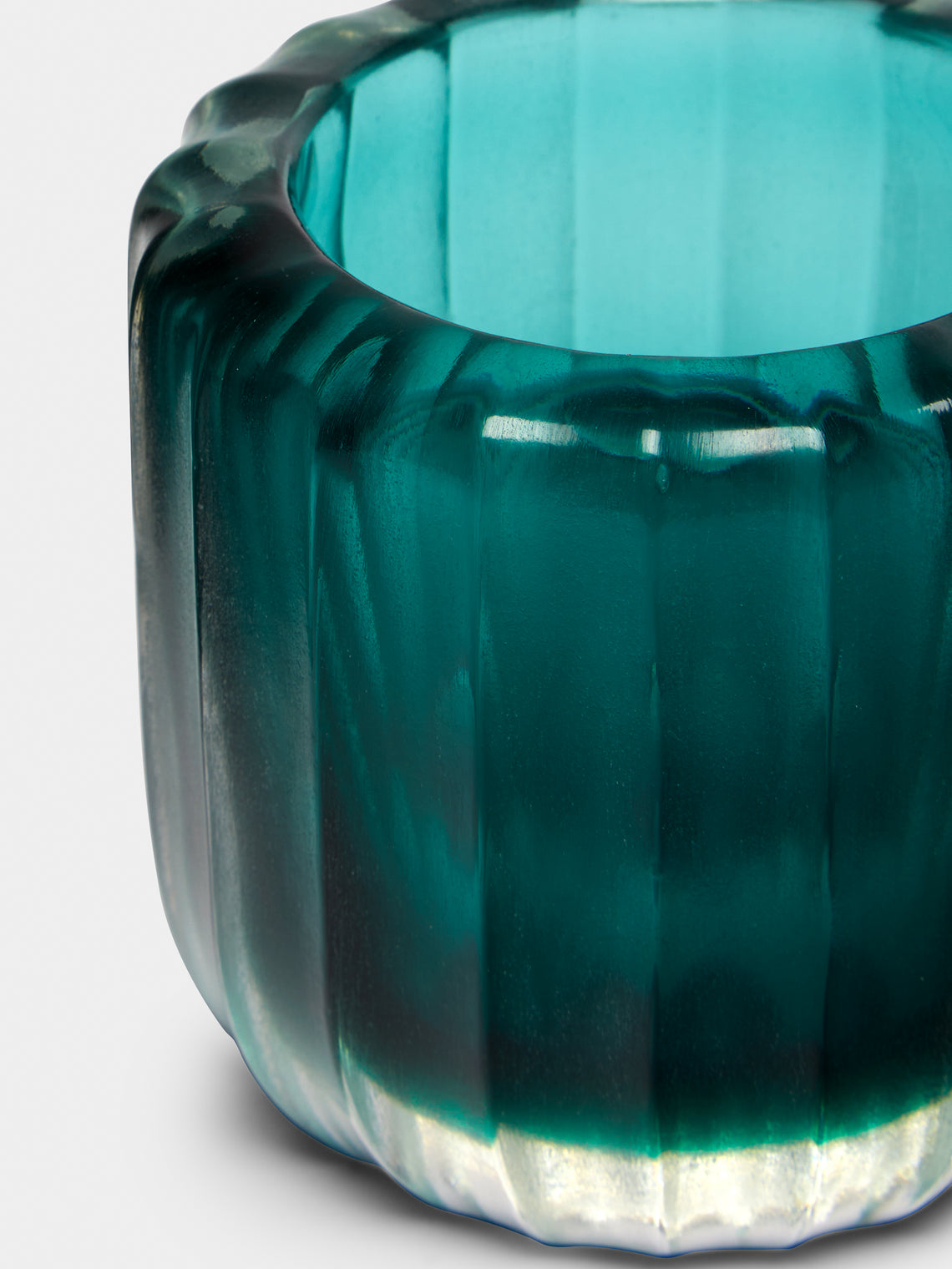 Micheluzzi Glass - Rullo Acqua Hand-Blown Murano Glass Vase -  - ABASK
