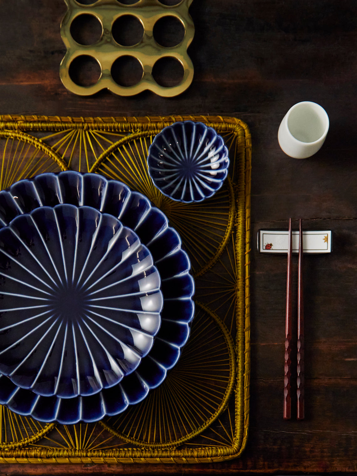 Kaneko Kohyo - Giyaman Urushi Ceramic Side Plates (Set of 4) -  - ABASK