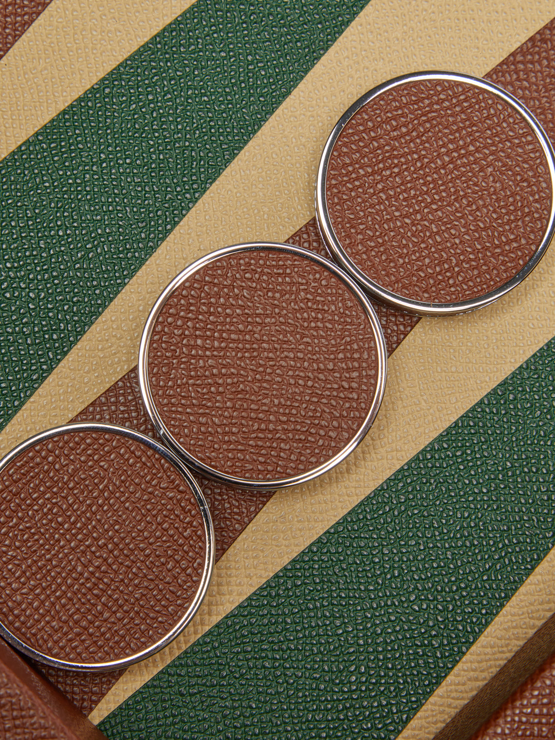 Geoffrey Parker - Leather Competition Backgammon Set -  - ABASK