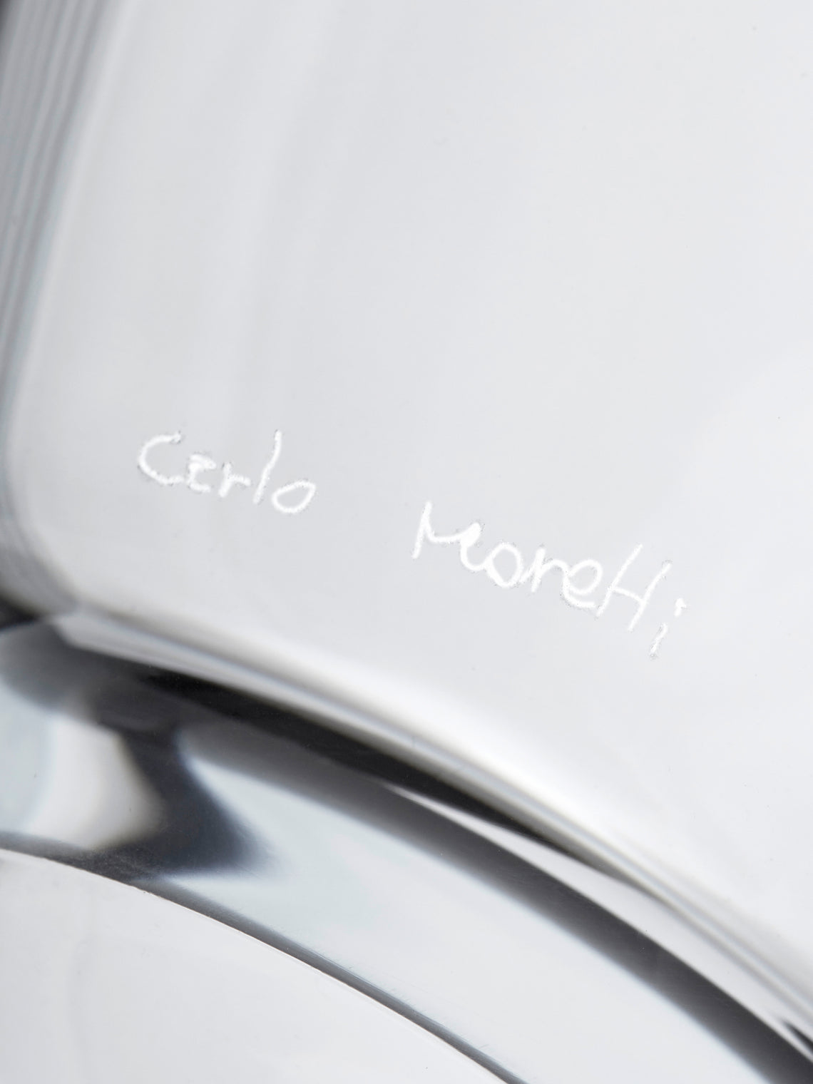 Carlo Moretti - Bande Molate Hand-Blown Murano Glass Vase - Clear - ABASK