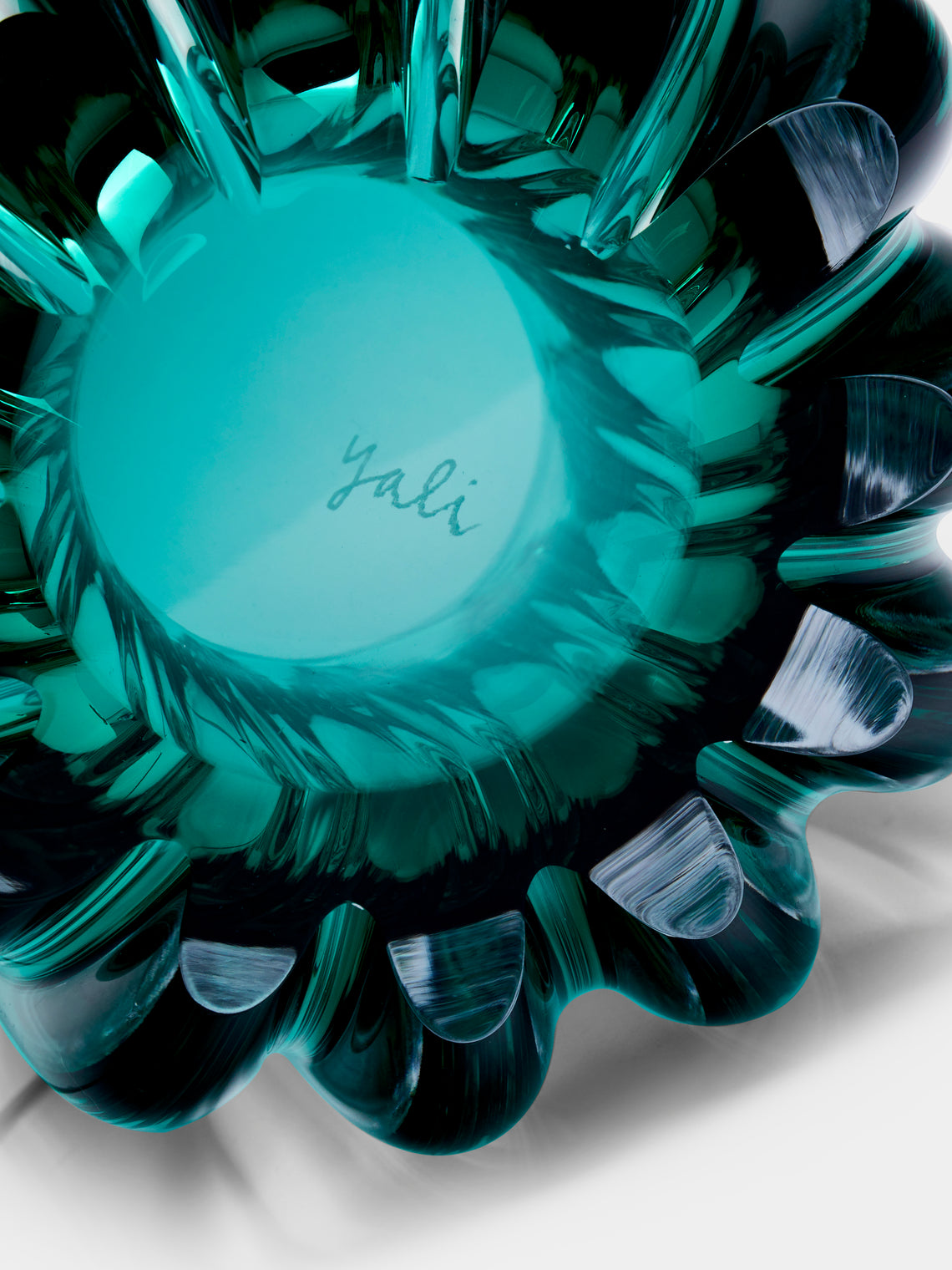 Yali Glass - Fiori Hand-Blown Murano Glass Large Vase - Green - ABASK