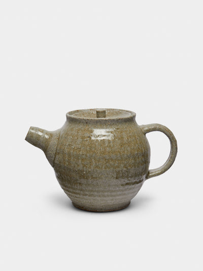 Ingot Objects - Ash-Glazed Ceramic Teapot - Beige - ABASK - 