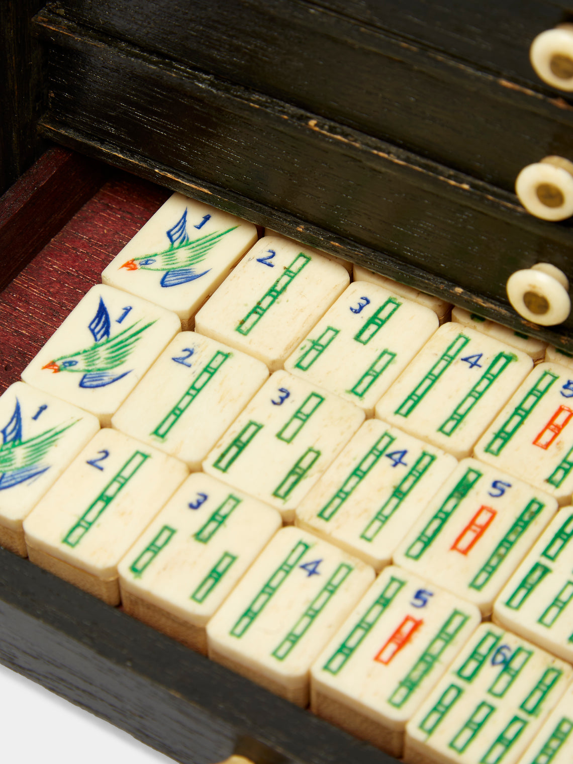 Antique and Vintage - 1920 Mahjong Set - Brown - ABASK