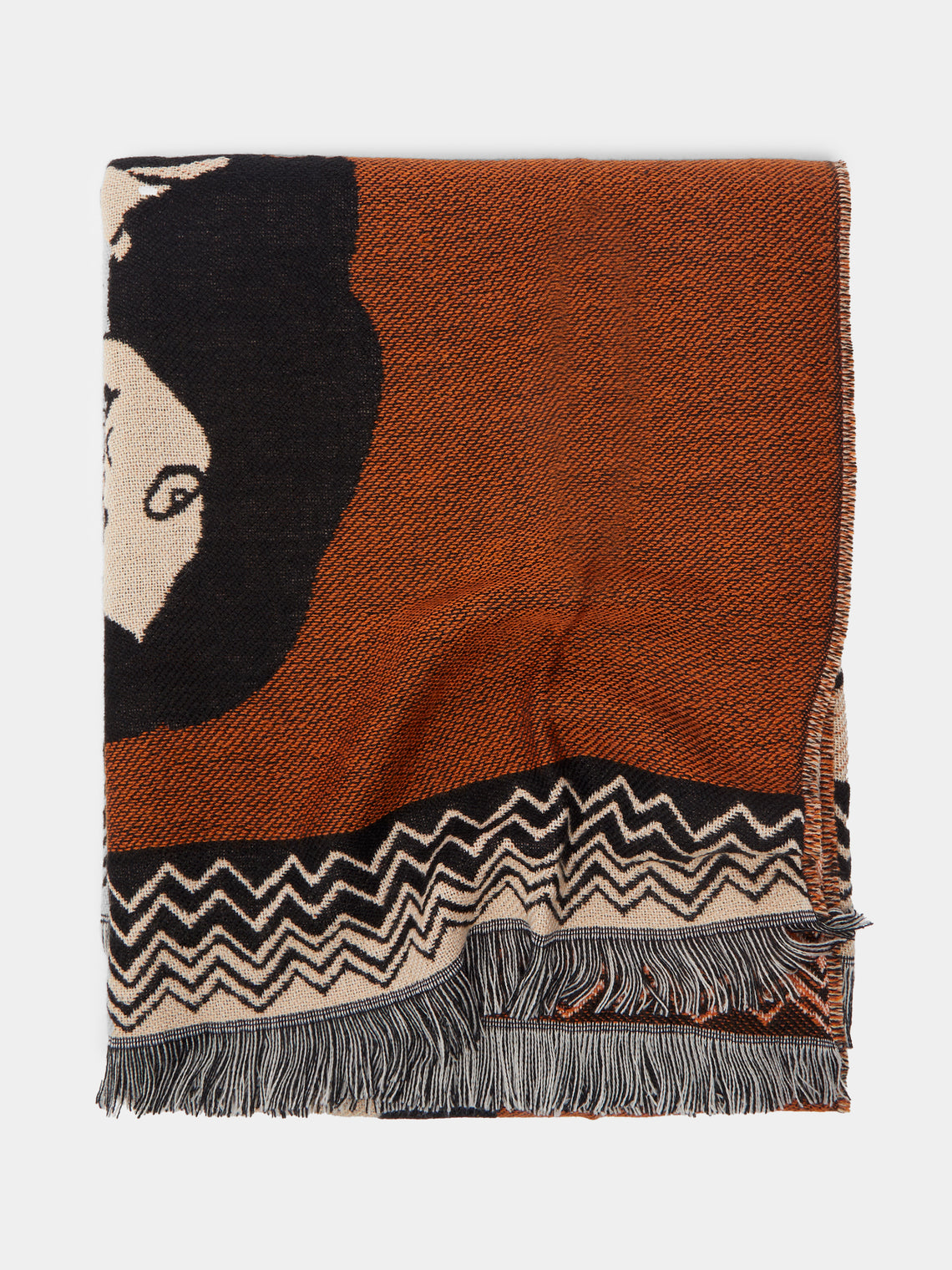 Missoni Home - Berenice Wool-Blend Throw - Brown - ABASK - 