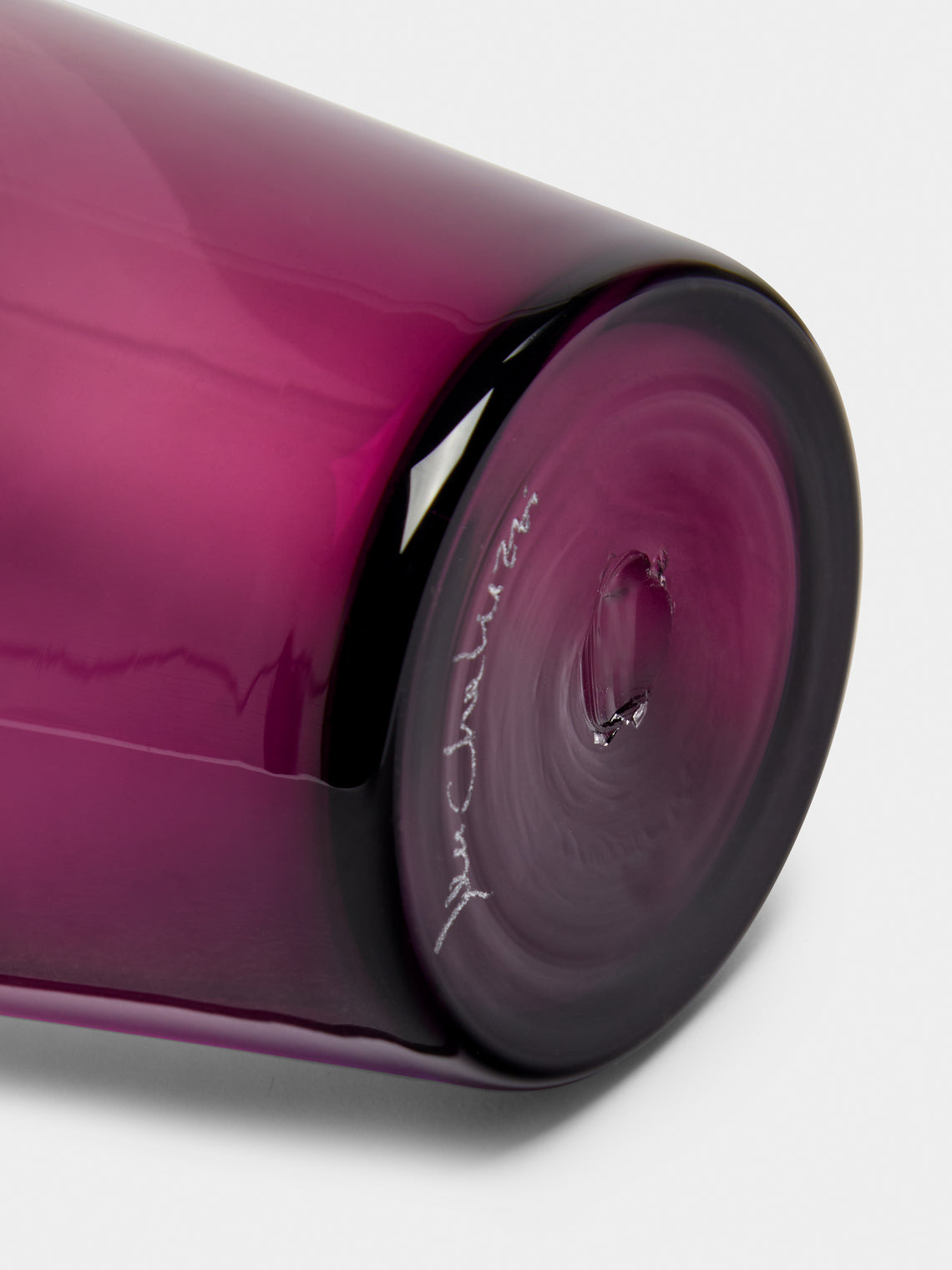 Micheluzzi Glass - Mosso Ametista Hand-Blown Murano Glass Tumbler - Purple - ABASK