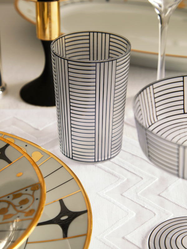 Series B Hand-Painted Crystal Water Tumbler