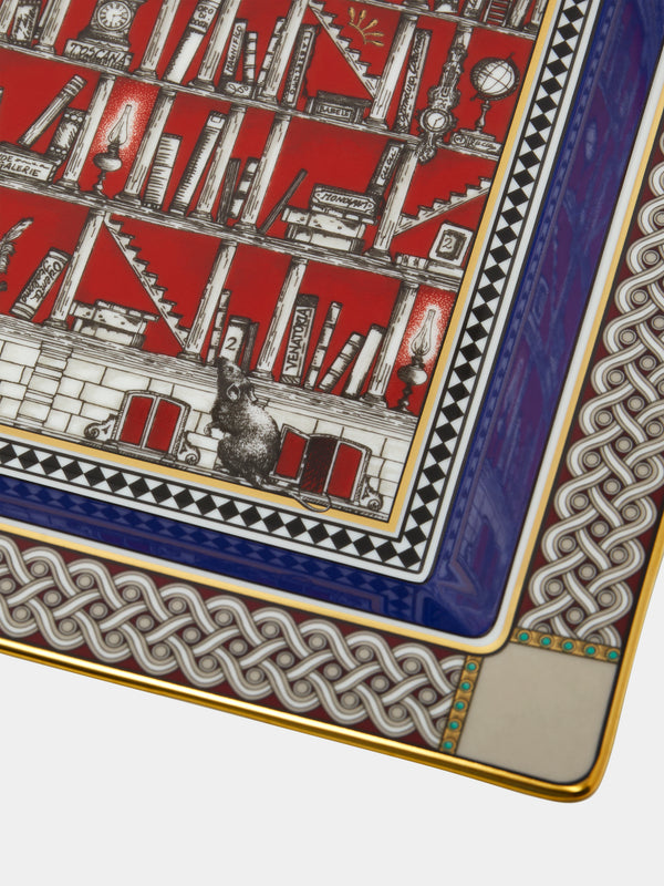 Ginori 1735 - Porcelain Large Square Vide Poche -  - ABASK