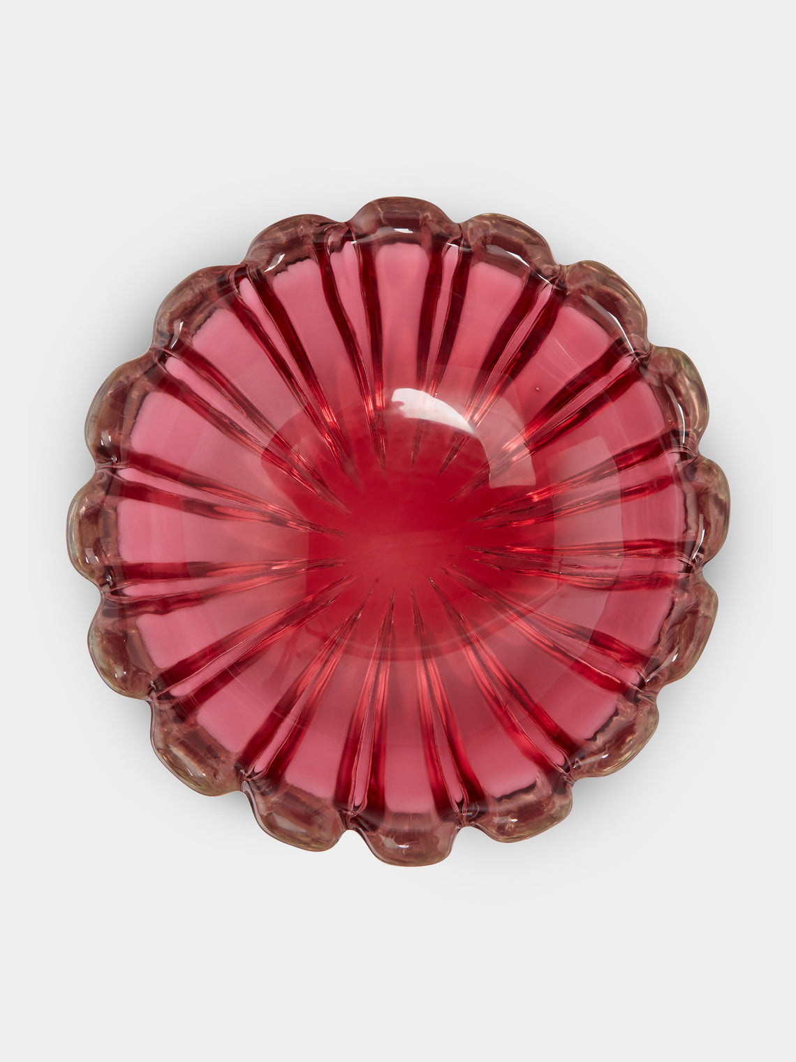 Antique and Vintage - 1955 Seguso Vetri D'art Murano Glass Bowl (Set of 2) - Pink - ABASK