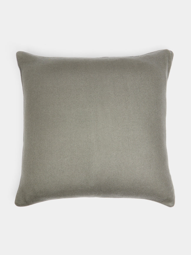 Denis Colomb - Himalayan Cashmere Cushion - Grey - ABASK - 