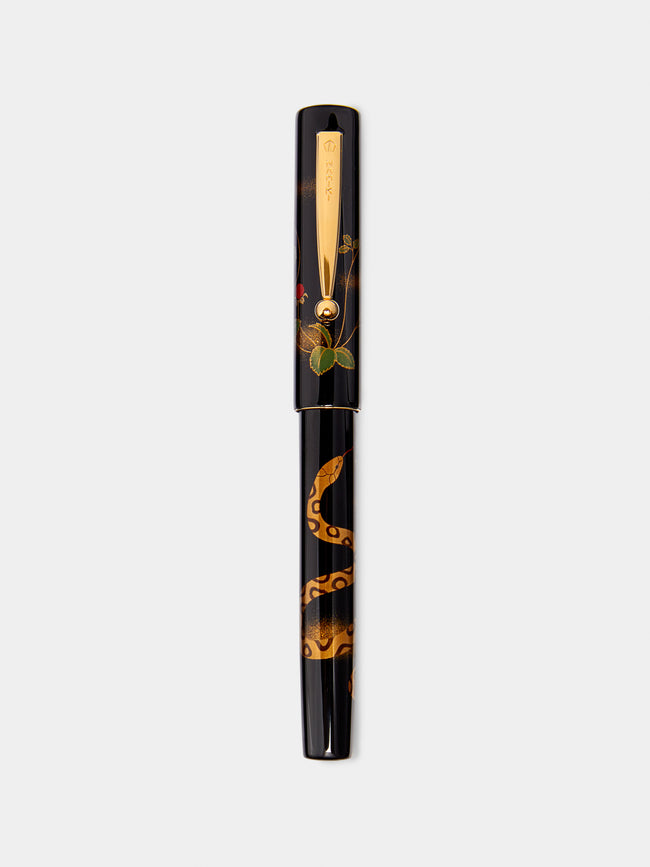 Namiki - Yukari "Zodiac Snake" Fountain Pen - Black - ABASK - 