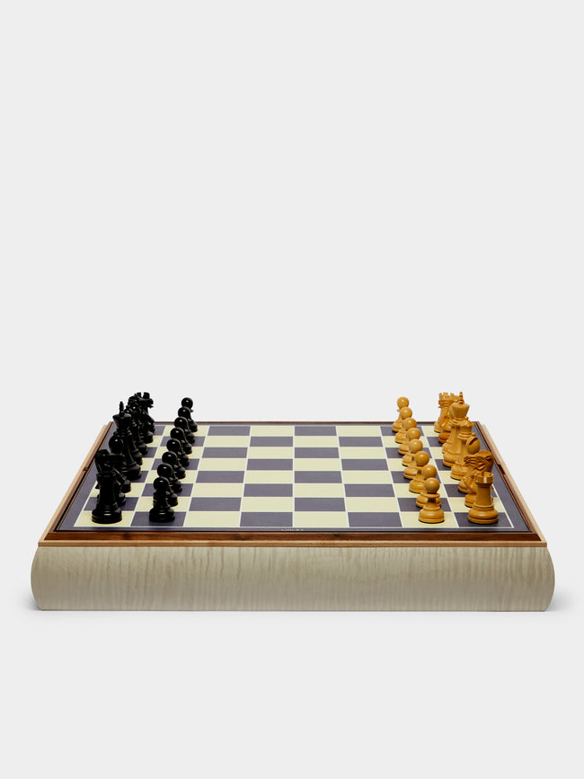 Linley - Chess & Backgammon Games Compendium - Light Blue - ABASK - 