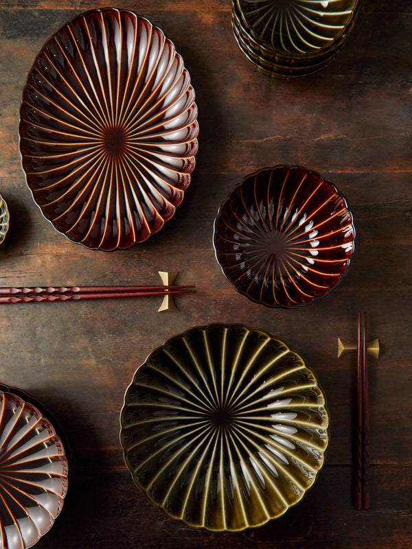 Kaneko Kohyo - Giyaman Urushi Ceramic Serving Bowl -  - ABASK