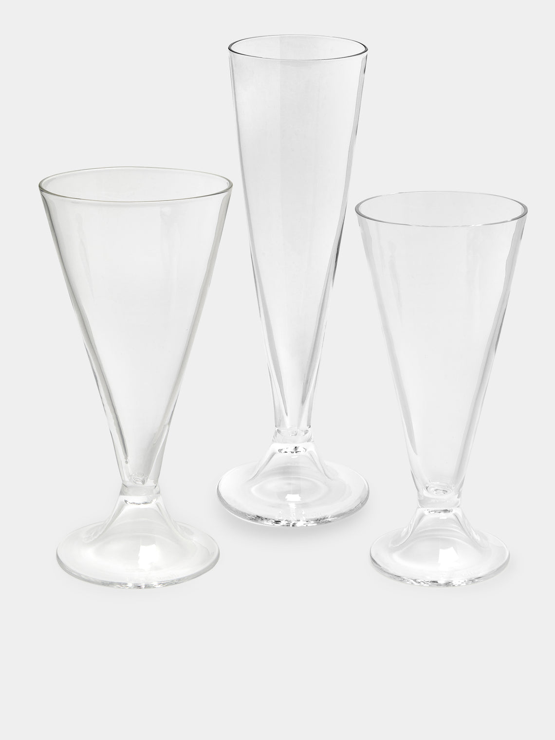 Carlo Moretti - Ovale Hand-Blown Murano Wine Glass - Clear - ABASK