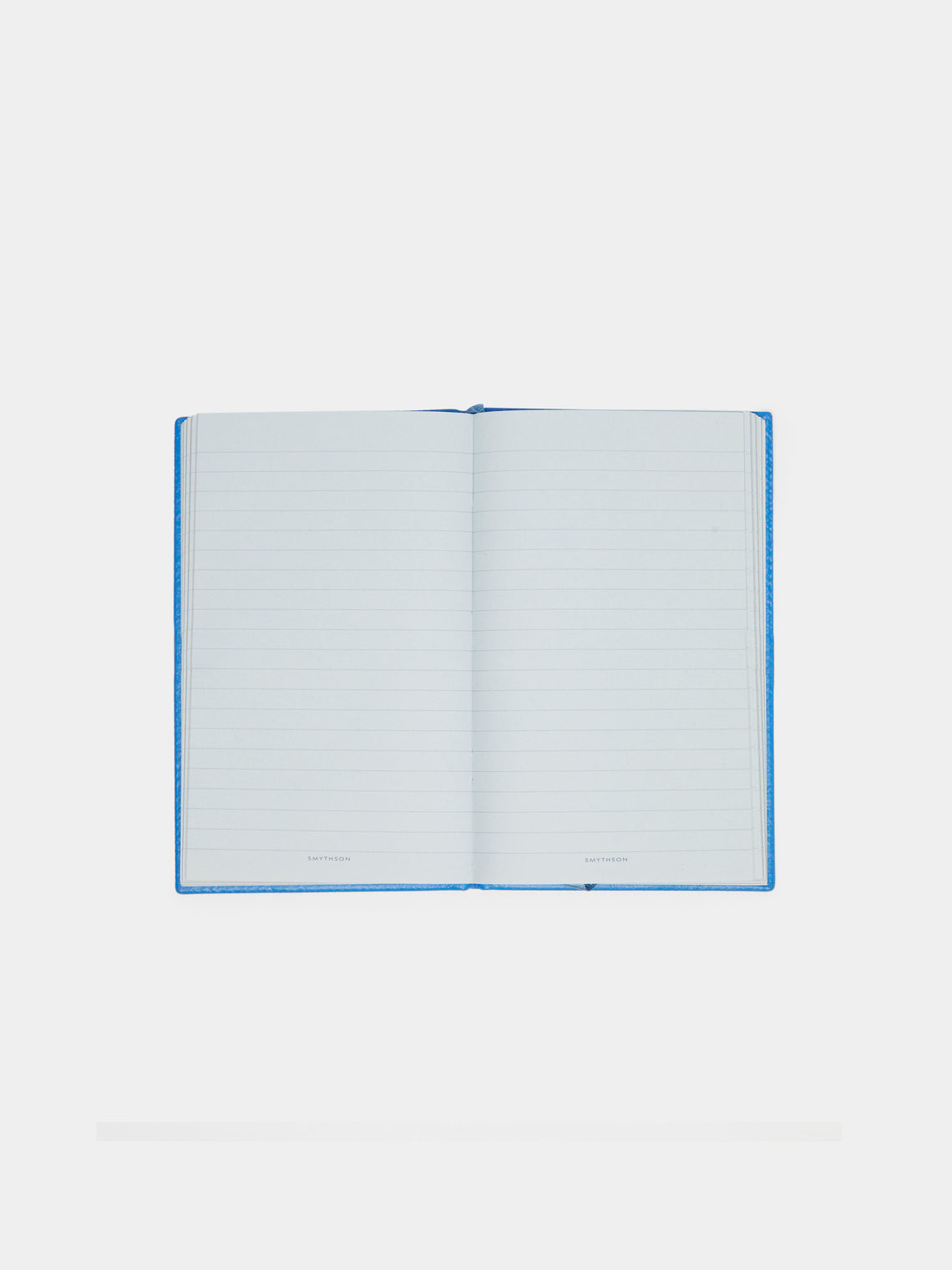 Smythson - Panama Leather Notebook - Blue - ABASK