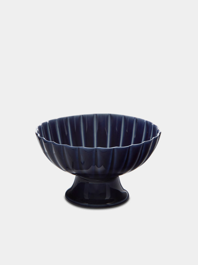 Kaneko Kohyo - Giyaman Urushi Ceramic Dessert Cups (Set of 4) - Blue - ABASK - 
