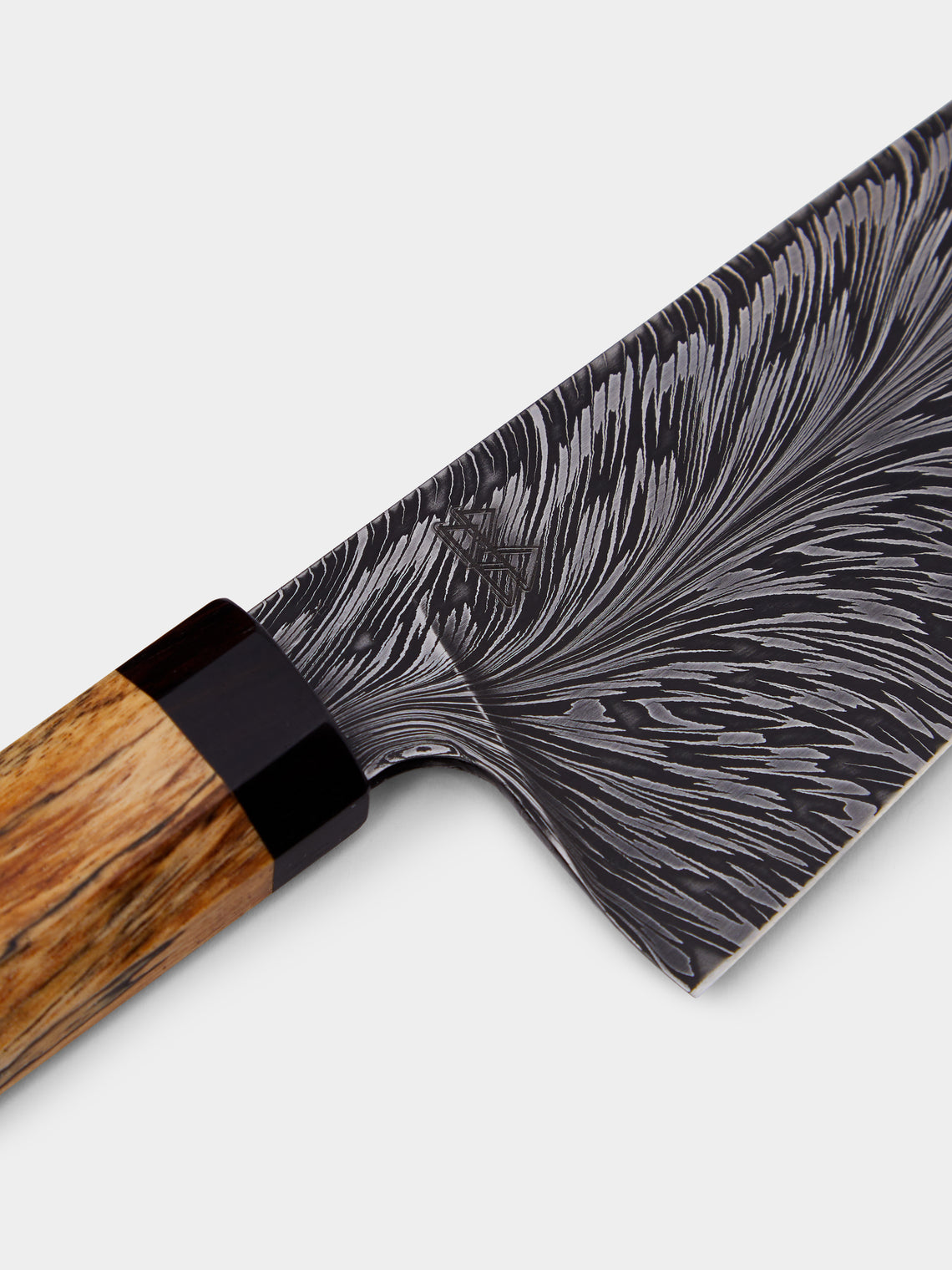 Bodman Blades - Spalted Tamarind and Damascus Steel Nakiri Knife -  - ABASK