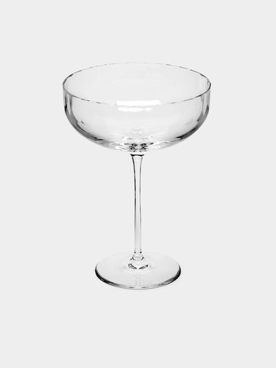 Richard Brendon - Hand-Blown Crystal Large Champagne Coupe -  - ABASK - 