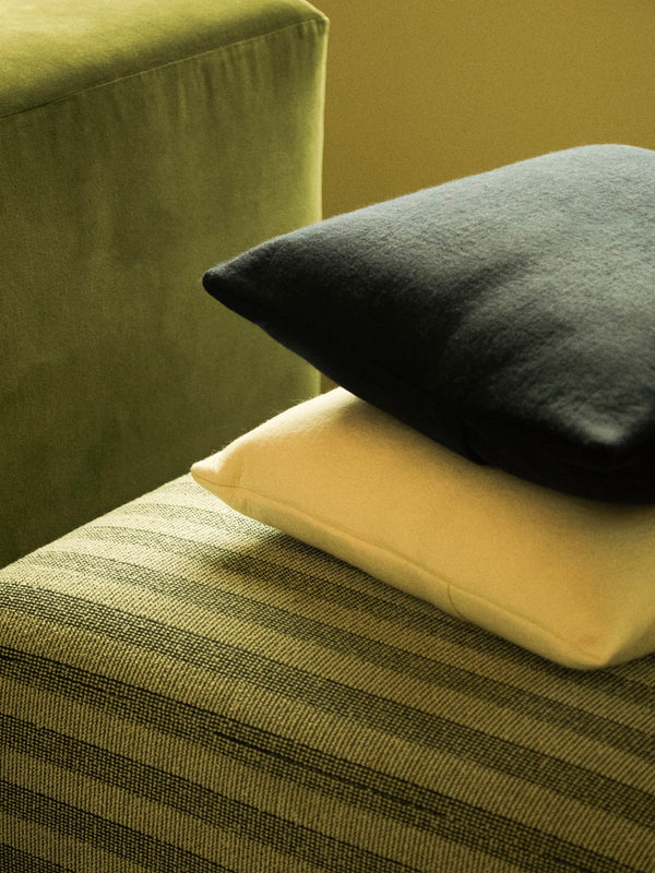 Rose Uniacke - Hand-Dyed Felted Cashmere Large Cushion -  - ABASK