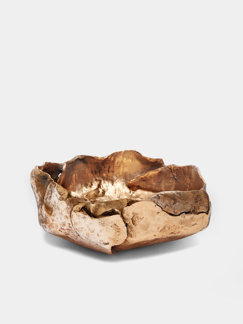 Osanna Visconti - Naturalism Hand-Cast Bronze Bowl - Metallics - ABASK - 