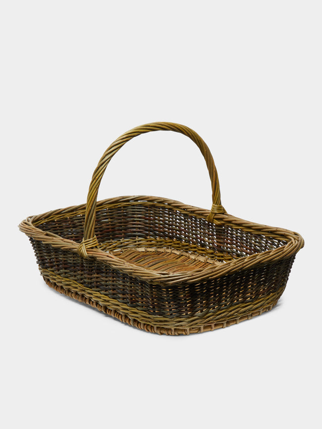 Benjamin Nauleau - Handwoven Willow Rectangular Basket -  - ABASK - 