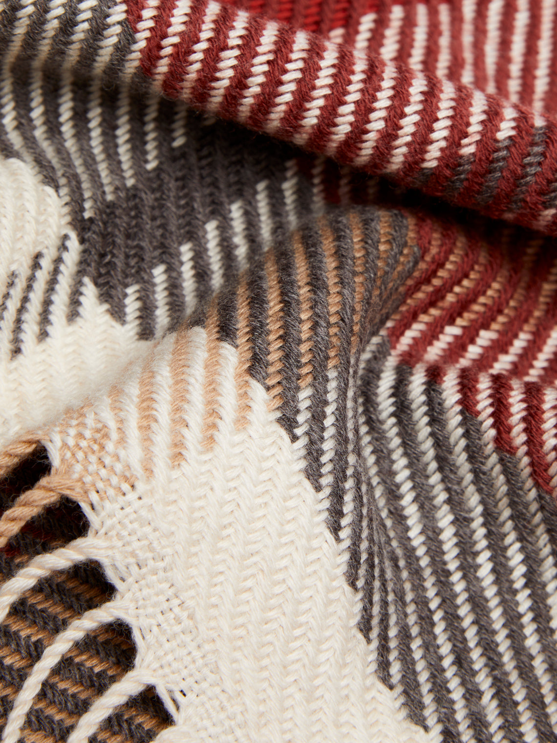Johnstons of Elgin - Lofty Check Merino Wool Blanket - Multiple - ABASK