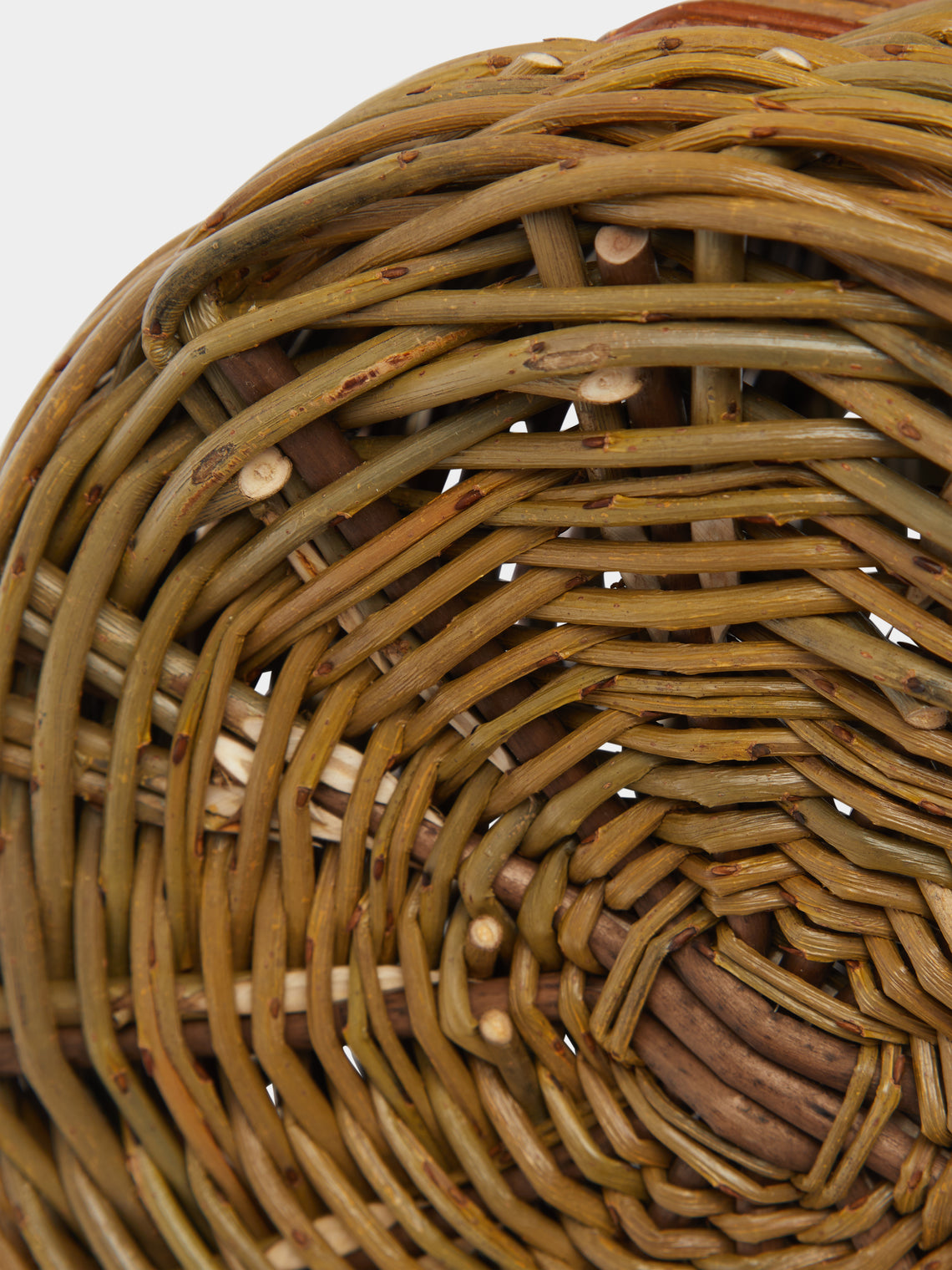 Rachel Bower - Handwoven Willow Asymmetric Utensils Basket -  - ABASK