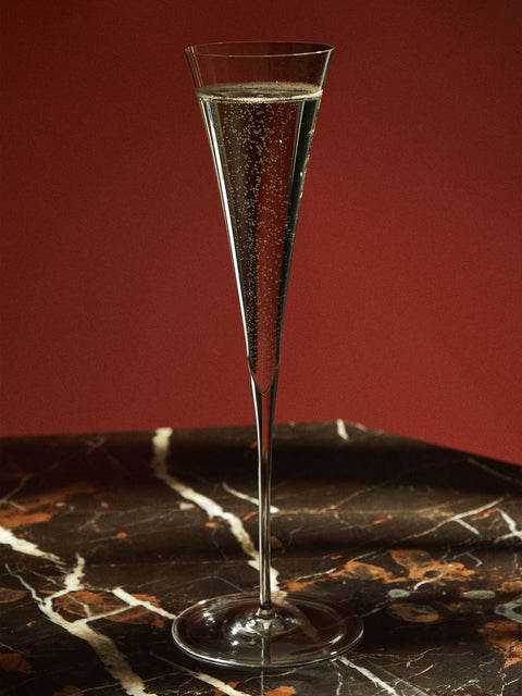 Lobmeyr - Ambassador Hand-Blown Crystal Champagne Flute - Clear - ABASK