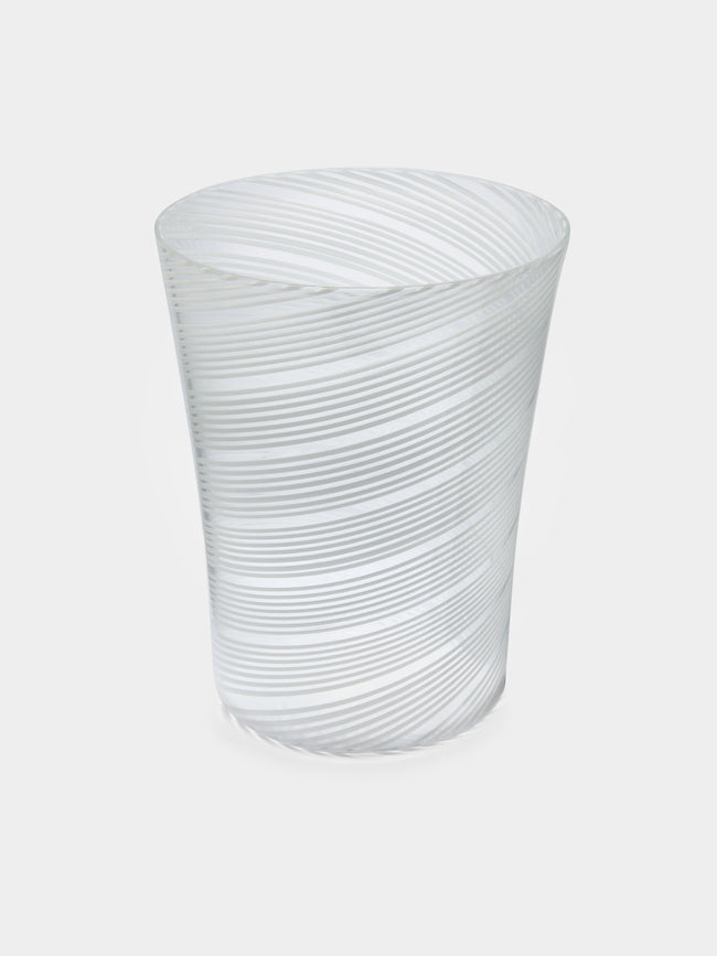 NasonMoretti - Canova Murano Glass Tumbler - White - ABASK - 